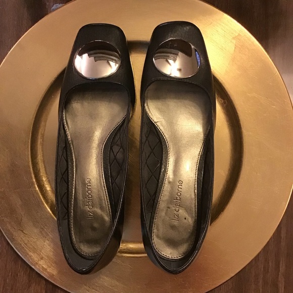 👠👠 Liz Claiborne Grey/Silver “Fiona” Ladies Size 8 ✨✨ - Picture 2 of 6